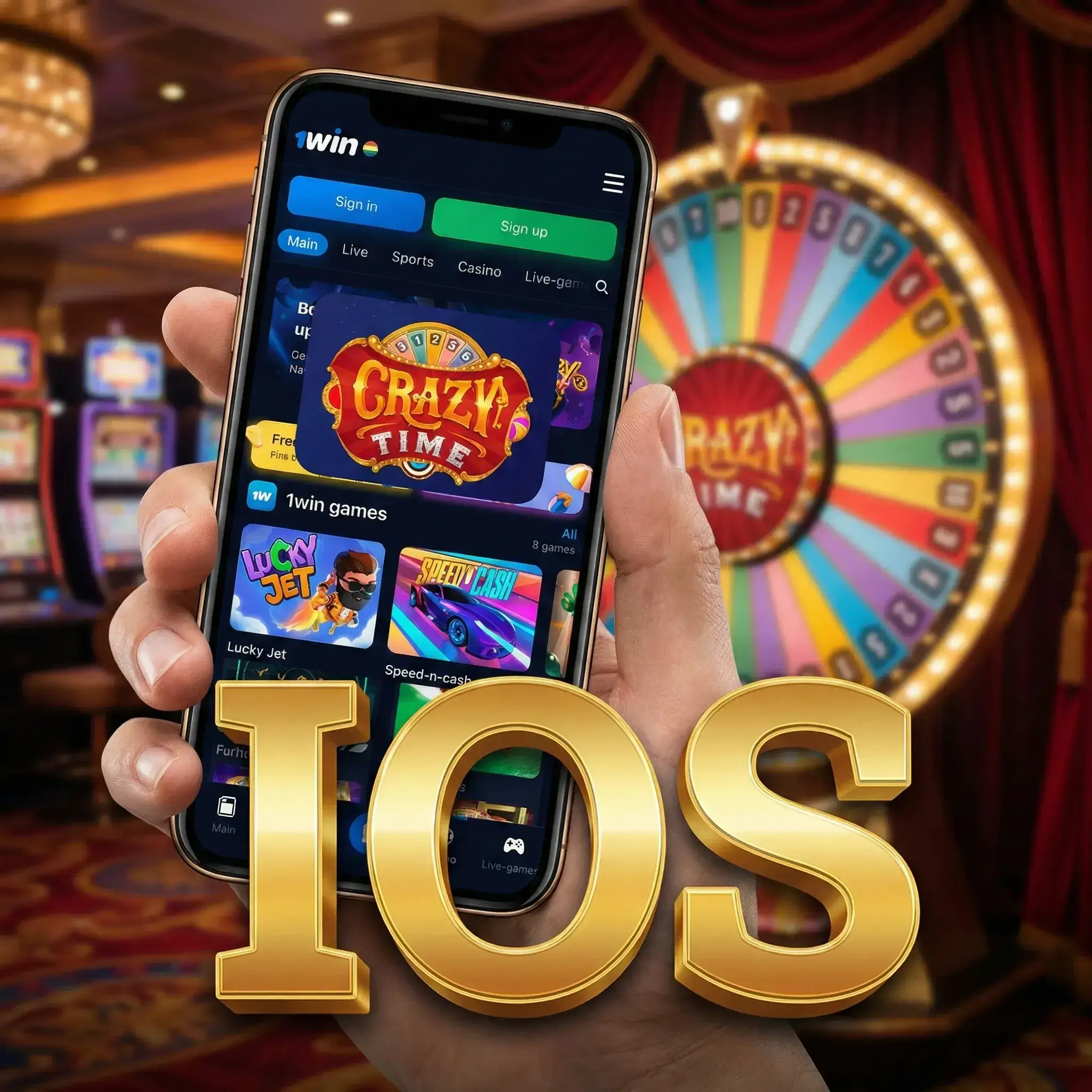 Crazy Time mobilní aplikace Česko